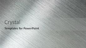  Presentation with brushed metal - Presentation consisting of photograph-of-brushed-metal background and a light gray colored foreground