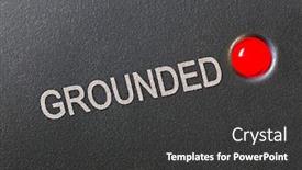  Presentation with photograph - Audience pleasing slides consisting of photograph-of-grounded-indicator-light backdrop and a dark gray colored foreground