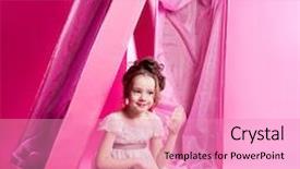  Presentation with alive - Audience pleasing slide deck consisting of photographed as an alive doll backdrop and a  colored foreground