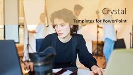  Presentation with data backup - Amazing slide deck having photographer-on-laptop-computer-during backdrop and a lemonade colored foreground