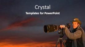  Presentation with pictures of logistics - Cool new presentation with  backdrop and a  colored foreground