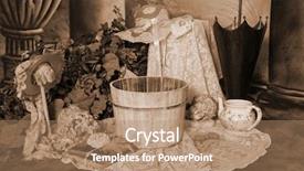  Presentation with victorian - Cool new presentation with photography background insert babies animals backdrop and a coral colored foreground