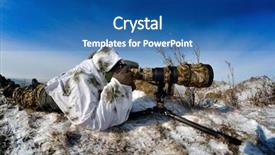  Presentation with purple floral cold - Beautiful slides featuring photography camera shutter - wildlife photographer outdoor in cold backdrop and a  colored foreground