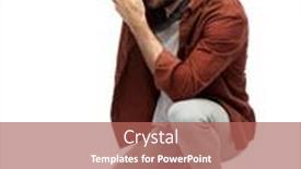  Presentation with people - Slide deck enhanced with photography-profession-and-people background and a coral colored foreground