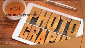  Presentation with digital art - PPT layouts enhanced with photography-word-abstract-in-vintage background and a red colored foreground