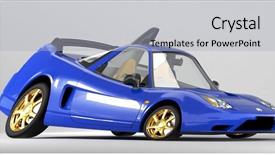  Presentation with emissions no car carbon dioxide - PPT layouts featuring photorealistic car rendrer funny style background and a light gray colored foreground