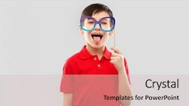  Presentation with memory book family photo album - Presentation theme consisting of photoshow - party props photo booth background and a soft green colored foreground