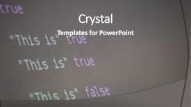  Presentation with java programming - Cool new PPT theme with php language - java program code on projector backdrop and a gray colored foreground