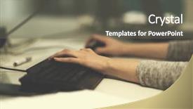  Presentation with computer software - Amazing slide deck having php language - software developer writing programming code backdrop and a gray colored foreground