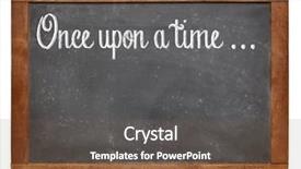  Presentation with once upon time - Beautiful PPT layouts featuring phrase for opening oral narrative backdrop and a tawny brown colored foreground