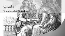  Presentation with westminster - Slide set featuring phrase-on-the-peace background and a light gray colored foreground