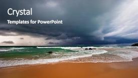  Presentation with bad weather - Beautiful PPT layouts featuring phuket island andaman sea kingdom backdrop and a  colored foreground