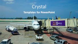  Presentation with airbus - Theme consisting of phuket-thailand-nov-11-airbus background and a teal colored foreground