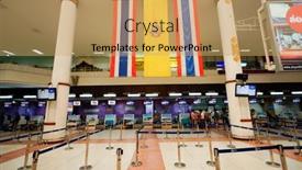  Presentation with island resort - Amazing slide deck having phuket-thailand-november-06-2015 backdrop and a coral colored foreground