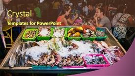  Presentation with crabs - Beautiful slides featuring phuket-thailnad-jan-23-2016 backdrop and a tawny brown colored foreground