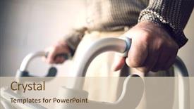  Presentation with physic - Slide deck enhanced with physic - closeup midsection of a man background and a lemonade colored foreground