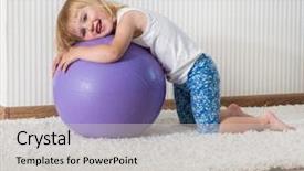  Presentation with old - Colorful presentation design enhanced with physical activity preschoolers - 3-year-old smiling girl with african backdrop and a light gray colored foreground