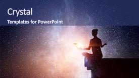  Presentation with physical therapy - Slide deck featuring physical and spiritual therapy background and a ocean colored foreground