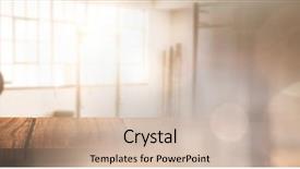  Presentation with sparkling - PPT theme having physical environment - digital composite of gym background and a soft green colored foreground