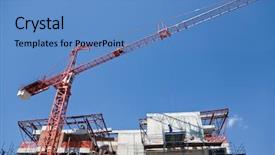  Presentation with scaffolding - Colorful slides enhanced with physical hazard - construction workers climbed on scaffolding backdrop and a teal colored foreground