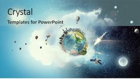  Presentation with beauty - Slide deck having physical science - beauty and uniqueness of our background and a light blue colored foreground