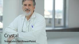  Presentation with medical physics - Audience pleasing slides consisting of physics medical sciences - renowned scientist doctor backdrop and a lemonade colored foreground