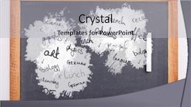  Presentation with physics - Slide set featuring digital composite of education subjects background and a light gray colored foreground