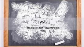  Presentation with physics - PPT theme having digital composite of school subjects background and a light gray colored foreground