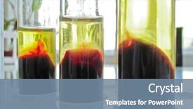  Presentation with blood - Cool new presentation with physiology - human blood for analysis backdrop and a seafoam green colored foreground