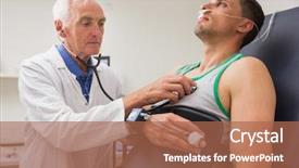  Presentation with bmr - Cool new presentation theme with physiology - man strapped to gurney backdrop and a coral colored foreground