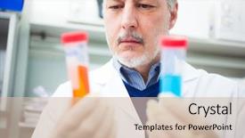  Presentation with lab - Amazing PPT layouts having physiology - researcher at work backdrop and a soft green colored foreground