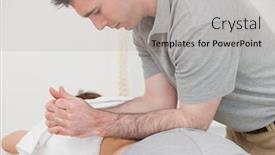  Presentation with physiotherapist - Colorful presentation theme enhanced with brussels - homemade roasted brussel sprouts backdrop and a tawny brown colored foreground.