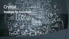  Presentation with business idea modern abstract - Amazing PPT layouts having physique chimie - business sketch ideas against dark backdrop and a dark gray colored foreground