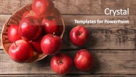  Presentation with wicker - Presentation with phytotherapie - wicker basket with fresh red background and a tawny brown colored foreground