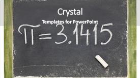  Presentation with mathematics - Beautiful slides featuring pi - mathematics concept - the number backdrop and a dark gray colored foreground