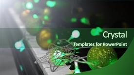  Presentation with piano - Slides having piano keys with christmas decorations background and a  colored foreground