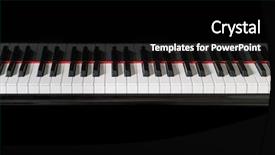  Presentation with piano black white - PPT layouts consisting of piano musical instrument black background and a black colored foreground