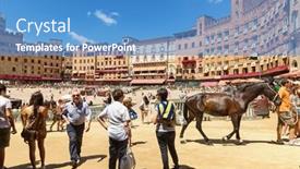  Presentation with palio siena - 