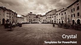 Presentation with independence italy - PPT layouts having piazza dell anfiteatro in lucca background and a  colored foreground