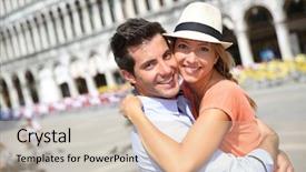  Presentation with romantic - PPT layouts enhanced with piazza san marco in venice background and a lemonade colored foreground