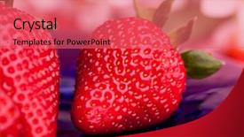  Presentation with wheelchairs in school setting - Beautiful slides featuring pic nic - strawberry on a plate backdrop and a  colored foreground