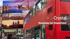  Presentation with circus - Audience pleasing theme consisting of piccadilly circus london images on screens are my own copyright digital photomount backdrop and a tawny brown colored foreground