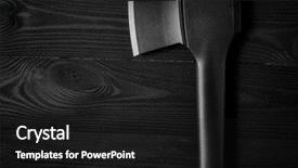  Presentation with flat - Slides consisting of pick ax - axe icon flat isolated background and a black colored foreground