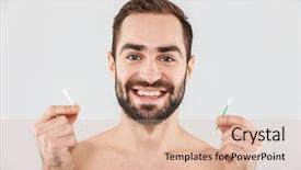  Presentation with cotton - Theme featuring pick up sticks - close up portrait background and a lemonade colored foreground