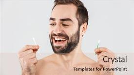  Presentation with cotton - Amazing theme having pick up sticks - close up portrait backdrop and a coral colored foreground