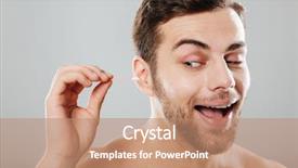  Presentation with cotton - Amazing theme having pick up sticks - close up portrait backdrop and a coral colored foreground