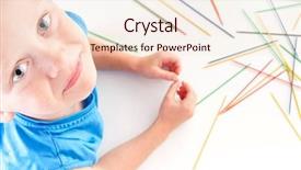  Presentation with stick kids - Beautiful theme featuring pick up sticks - kids playing old fashioned stick backdrop and a lemonade colored foreground