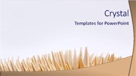  Presentation with wooden - Slides consisting of pick up sticks - wooden toothpicks as background background and a  colored foreground