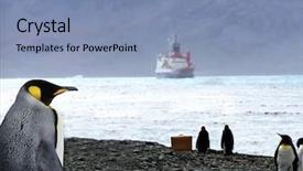  Presentation with ship - PPT theme having picked up by the ship background and a  colored foreground