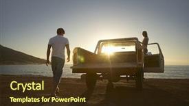  Presentation with aquaculture full of sea fish - Amazing presentation theme having ursus arctos horribilis wildlife animal backdrop and a tawny brown colored foreground.